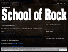 Tablet Screenshot of blog.sischoolofrock.com